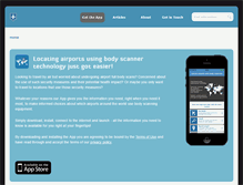 Tablet Screenshot of airportsusingbodyscanners.com